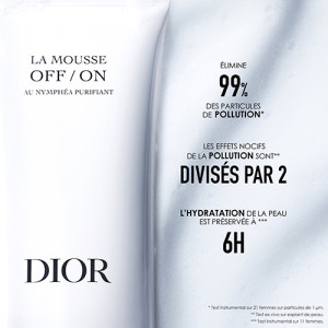 Le démaquillage au Nymphéa - La Mousse OFF/ON - Mousse nettoyante anti-pollution purifiante